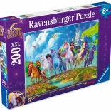 puzzle XXL 200 pezzi RAVENSBURGER – UNICORN ACADEMY (Accademia degli unicorni)