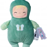 Bambola di peluche Squishbabies con vestitino verde 28 cm