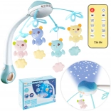 giostrina per culla con proiettore e telecomando, 500 melodie