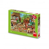 Puzzle Dino Talpa in cucina 100 XL pezzi