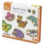 Magneti in legno per bambini Animali - set di 20 pz