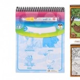 Magico dipingere con animali - album da colorare con penna ad acqua