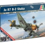 Modello di aeroplano Junkers JU-87 B Stuka Battaglia d'Inghilterra