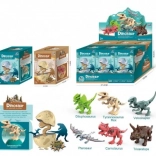 Dinosauro avvitabile in ovetto – kit di costruzione in plastica 13 cm, 2 varianti