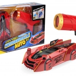 Rock Buggy auto RC antigravitazionale con laser 15 cm rosso