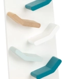 Pista a cascata in legno per bambini