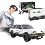Set di costruzione CaDA Toyota AE86 Trueno Initial D – auto cittadina bianca, 72 pezzi