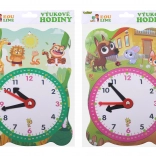 Orologio didattico di carta – 2 motivi