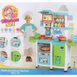 Cucina da gioco Blu per Bambini 100 cm con acqua e suoni