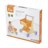 Carrello della spesa in legno per bambini 12m+