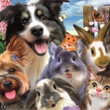 Educa Puzzle selfie divertenti 500 pezzi