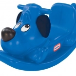 Altalena a forma di cagnolino blu