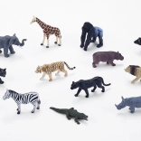 Mini mondo MOJO – animali africani, set di 12 figurine