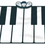 Grande tappeto musicale per bambini 3+ Keyboard XXL 260x74cm con modalità di registrazione e cavo MP3