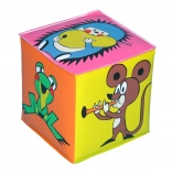 Cubo sonoro KRTEČEK in plastica 7 × 7 cm
