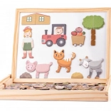 Lavagna magnetica e cancellabile a secco per bambini