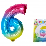 Palloncino colorato numero 6