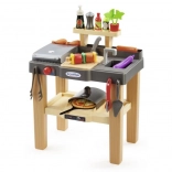 Cucinina estiva per bambini con forno per pizza Ecoiffier