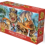 Puzzle 3D Selfie dei dinosauri 100 pezzi