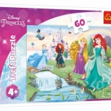 Puzzle 60 pezzi Scopri le Principesse DISNEY PRINCESS Trefl