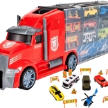 Camion con macchinine ed elicottero