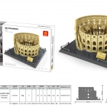 Set di costruzione Colosseo – serie Edifici, 1756 pezzi