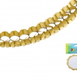 Ghirlanda di carta dorata 3,6 m