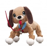 Cagnolino Floppy Boggie al guinzaglio – cagnolino di peluche saltellante per bambini