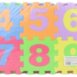 Puzzle in gommapiuma 36 pezzi numeri e lettere