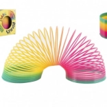 Molla a spirale arcobaleno in plastica 6,5 cm
