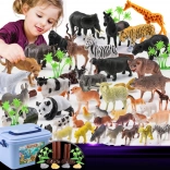 Set di figure di animali XXL 58 pezzi di Woopie