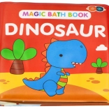 Magico libro da bagno colorato con dinosauri