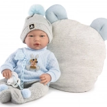 Bambola realistica bebé Guca con suoni e corpo morbido - 38 cm