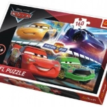 Puzzle da 160 pezzi – gara vincente DISNEY CARS 3