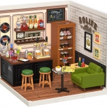 casetta in miniatura Rolife pub Cheers – kit fai-da-te con illuminazione LED