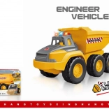 Camion ribaltabile con trazione, luce e suono