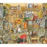 Puzzle Studio musicale pazzo di Mattias Adolfsson, 1000 pezzi