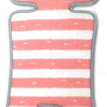 Inserto universale FreeON per seggiolino auto e passeggino bianco-rosa