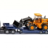 Siku camion MAN con semirimorchio ribassato e pala gommata JCB 1:87