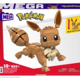set di costruzione MEGA POKÉMON jumbo Eevee 28 cm (824 pezzi)