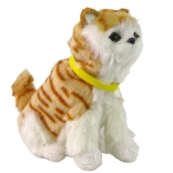 Gattino di peluche interattivo con movimento della testa e della coda