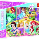 Puzzle Maxi 24 pezzi – principesse DISNEY, la magia dei ricordi