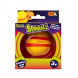 Spinball pallina da giocoleria gialla con rosso