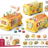 Autobus educativo con metallofono e martelletto