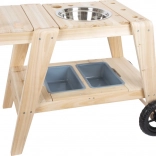 Cucina da esterno in legno per bambini small foot – compatta e mobile mud kitchen