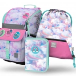 BAAGL SET 3 Zippy Cielo - Creativo: cartella, astuccio, sacca