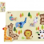 Puzzle in legno ZOO per bambini