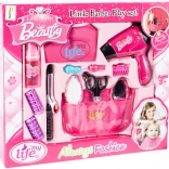 set parrucchiera con borsetta