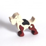 Puzzle in legno ad incastro – cagnolino