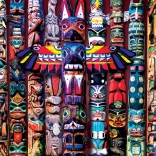 Puzzle EUROGRAPHICS Totem indiani 1000 pezzi